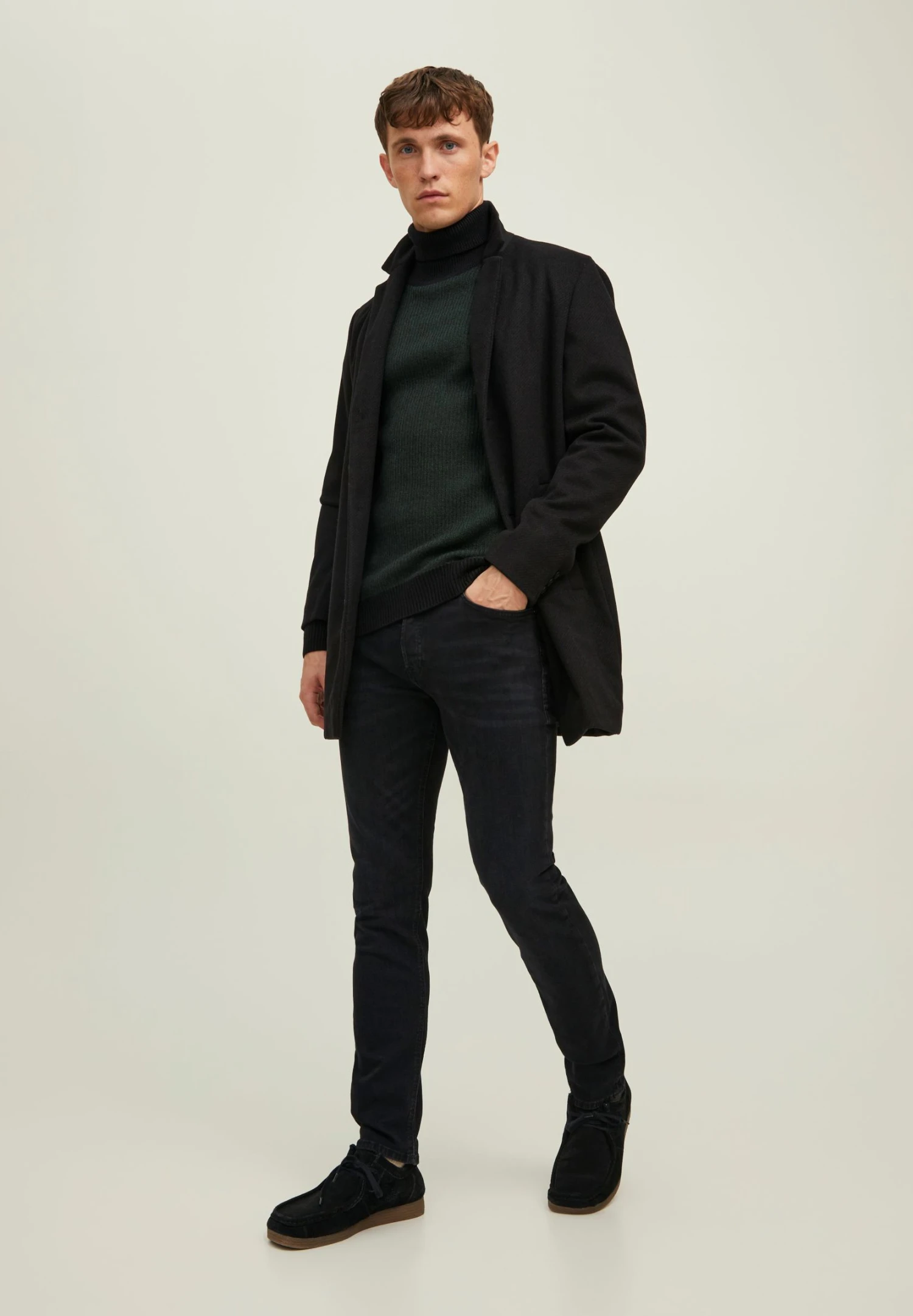 Jack & Jones Jjitim- Slim Fit Jeans - Black Denim 2 Jack & Jones Jjitim- Slim Fit Jeans - Black Denim - Afbeelding 2