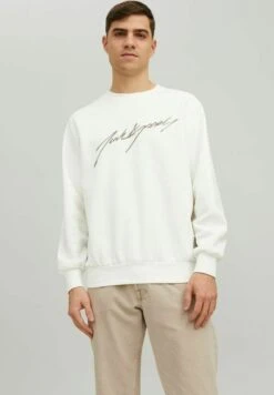 Jack & Jones Crew Neck - Sweater - Cloud Dancer