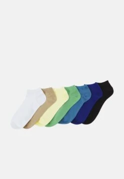 Jack & Jones Jacroman Short 7 Pack - Sokken - White/Silver-Coloured Lake Blue/Absinthe Green/Crockery/Pastel Yellow/Navy Blazer/Black