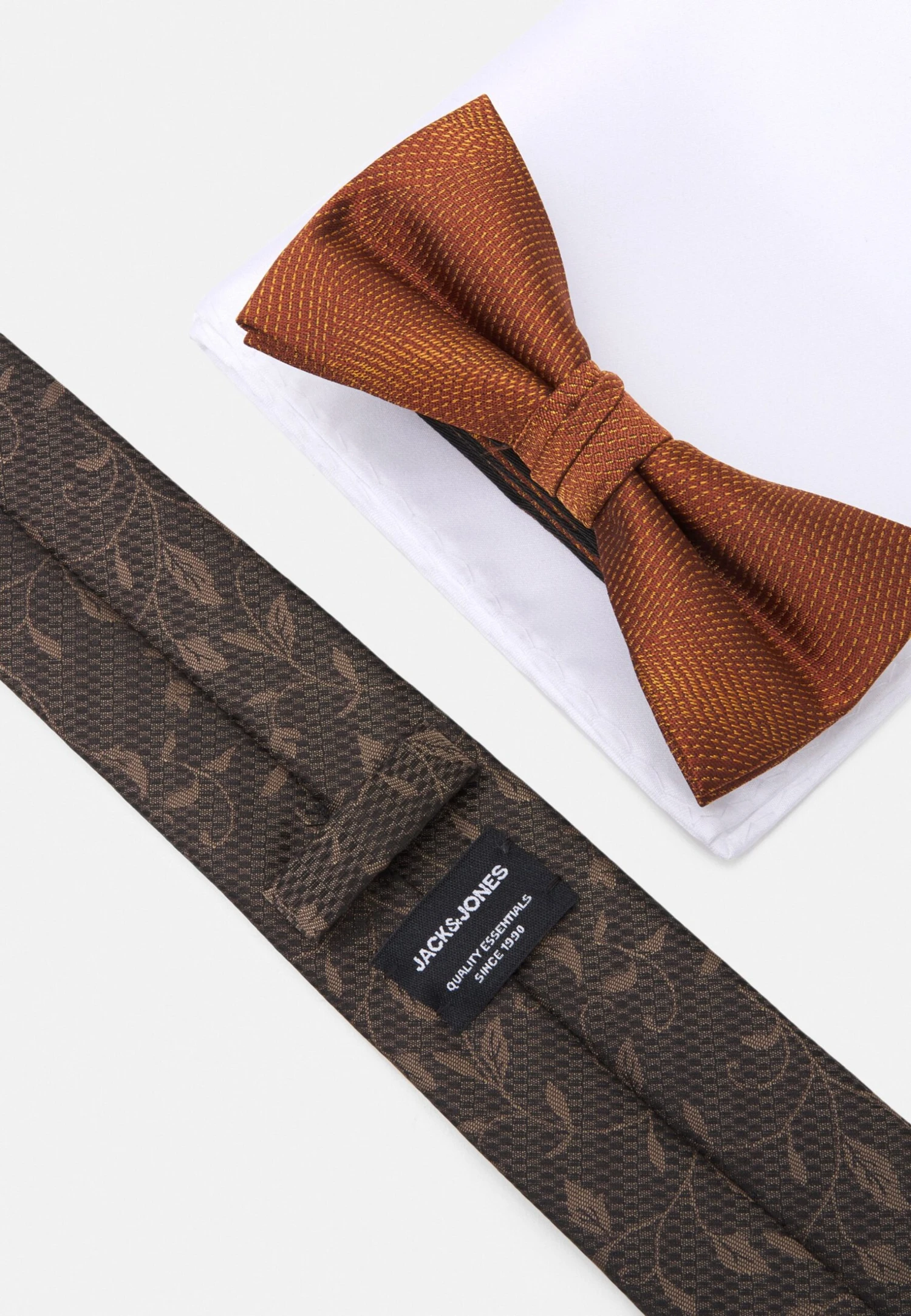 Jack & Jones Jacgoldie Necktie Set - Stropdas - Black/Bronze 7 Jack & Jones Jacgoldie Necktie Set - Stropdas - Black/Bronze - Afbeelding 7