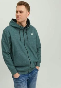 Jack & Jones Plus Size Reissverschluss - Sweater Met Rits - Deep Teal 12 Jack & Jones Plus Size Reissverschluss - Sweater Met Rits - Deep Teal -Jack & Jones Verkoopwinkel a07788a02692463f859fe769a7af1af2