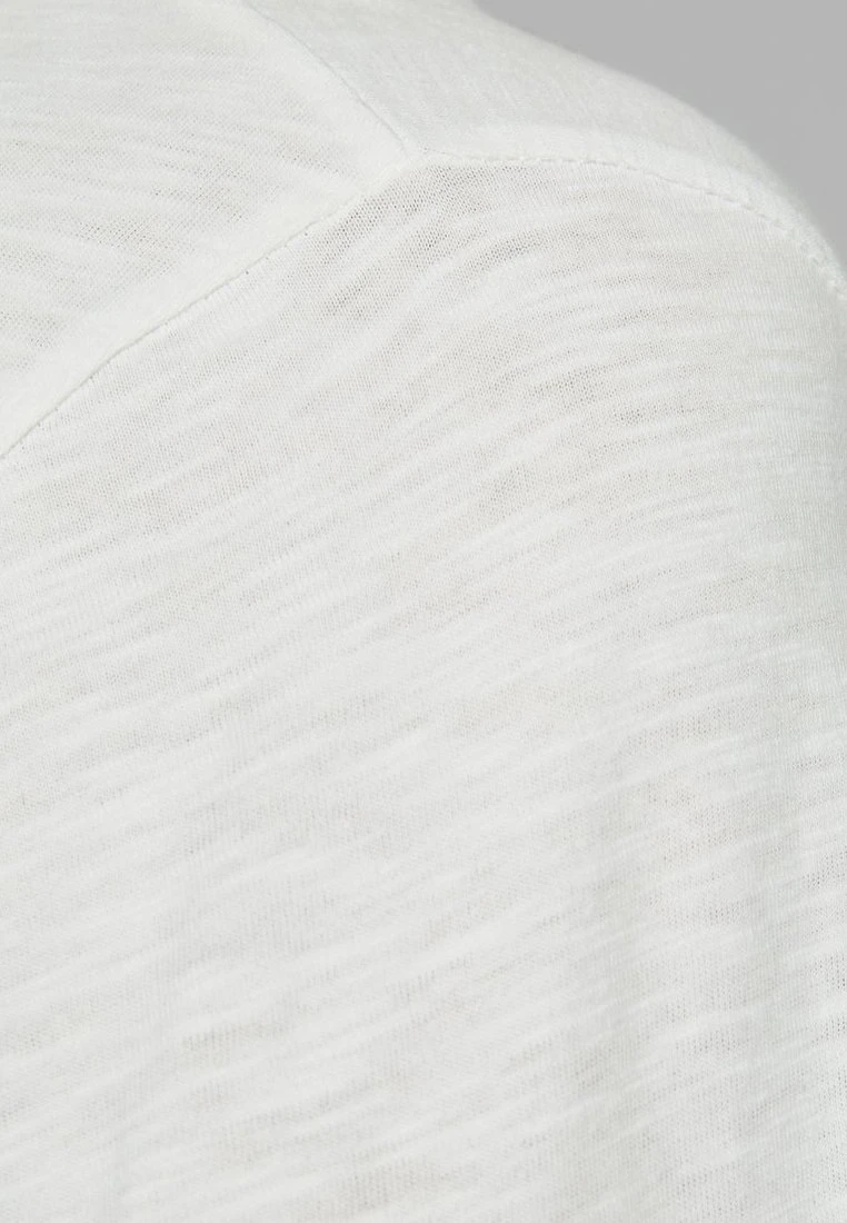 Jack & Jones Jjesplit NeckSs Noos - T-Shirt Basic - Cloud Dancer 6 Jack & Jones Jjesplit NeckSs Noos - T-Shirt Basic - Cloud Dancer - Afbeelding 6