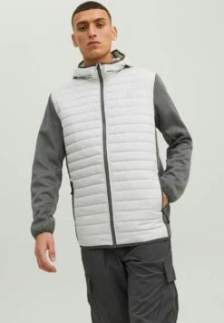 Jack & Jones Jjemulti Quilted Noos - Jas - Glacier Gray