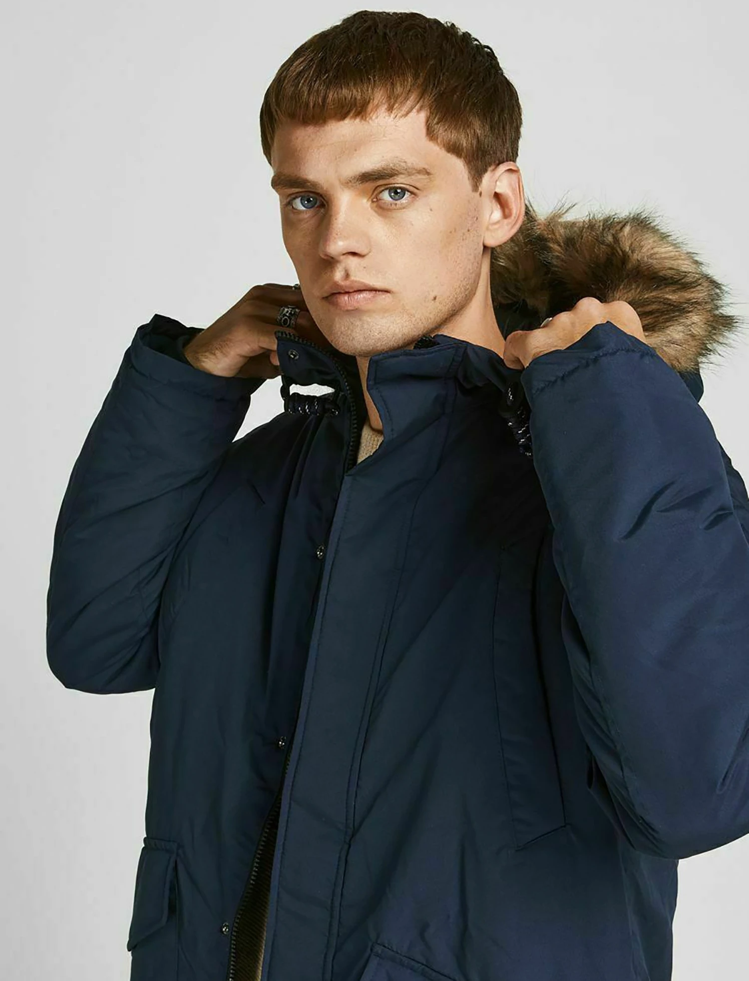 Jack & Jones Jwhgreat - Parka - Navy Blazer 5 Jack & Jones Jwhgreat - Parka - Navy Blazer - Afbeelding 5
