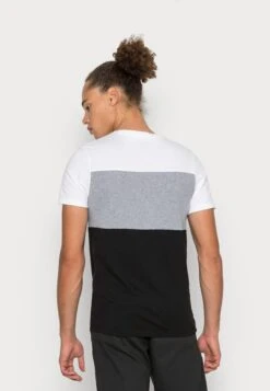 Jack & Jones Jjelogo Blocking Tee - T-Shirt Print - White -Jack & Jones Verkoopwinkel a466150ba32841e2813463df4da77e2f