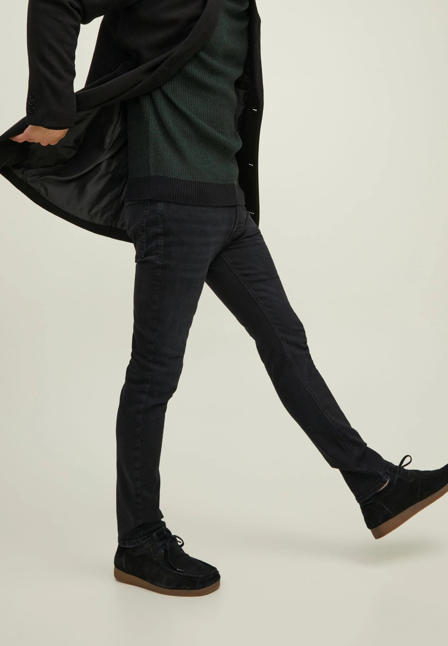 Jack & Jones Jjitim- Slim Fit Jeans - Black Denim 6 Jack & Jones Jjitim- Slim Fit Jeans - Black Denim - Afbeelding 6