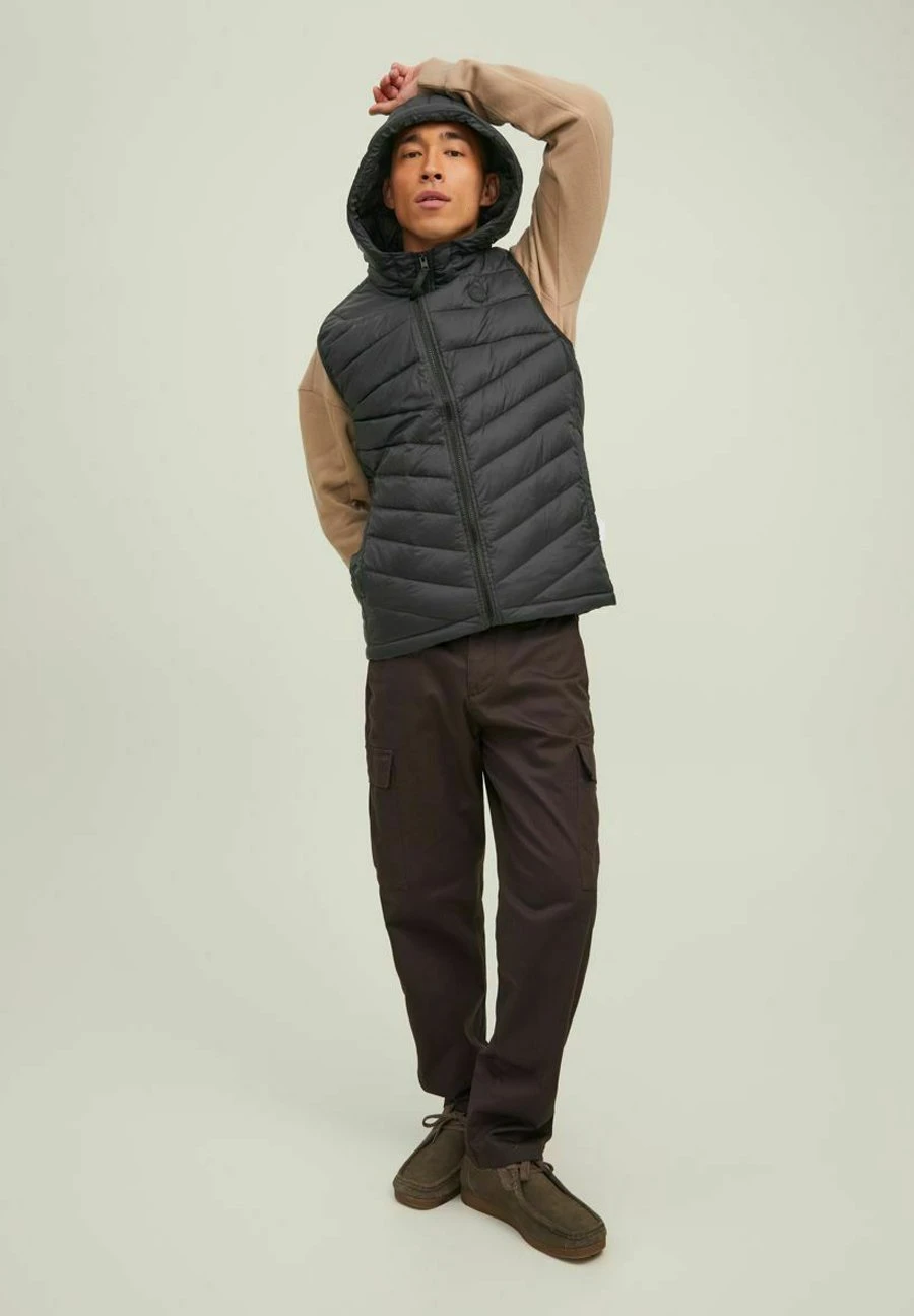 Jack & Jones Ehero Bodywarmer Hood - Bodywarmer - Black 2 Jack & Jones Ehero Bodywarmer Hood - Bodywarmer - Black - Afbeelding 2