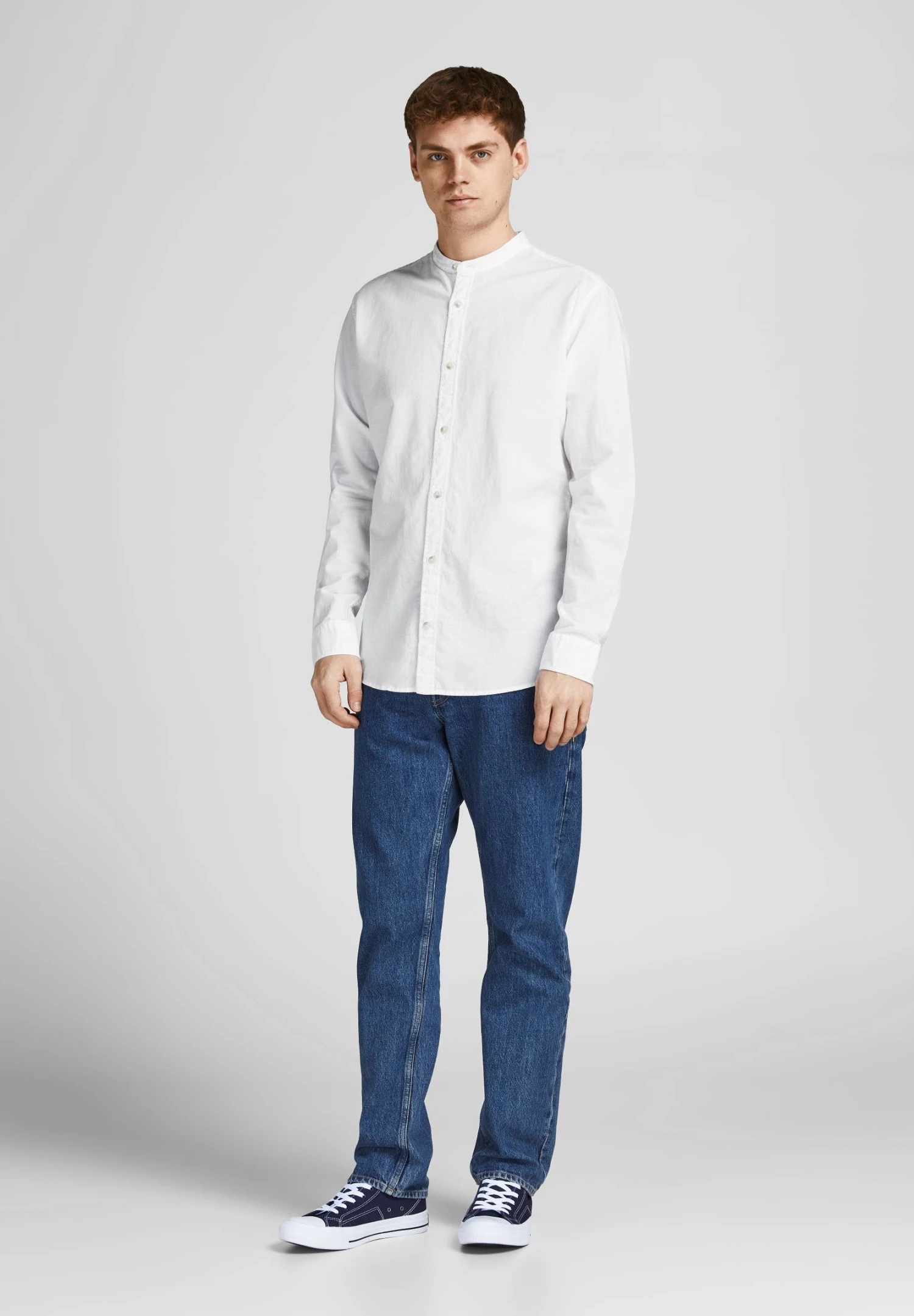 JACK&JONES Premium Jjesummer Band - Overhemd - White 2 JACK&JONES Premium Jjesummer Band - Overhemd - White - Afbeelding 2