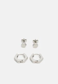 Jack & Jones Jacsoon Earrings 2 Pack - Oorbellen - Silver-Coloured