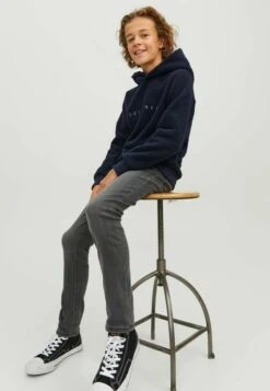 Jack & Jones Junior Jungen Glenn Original Am- Straight Leg Jeans - Black Denim -Jack & Jones Verkoopwinkel aafb335ea8d84377a30bb14fba5d31b9