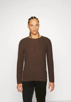 JACK&JONES Premium Jprblucarlos Crew Neck - Trui - Hot Fudge