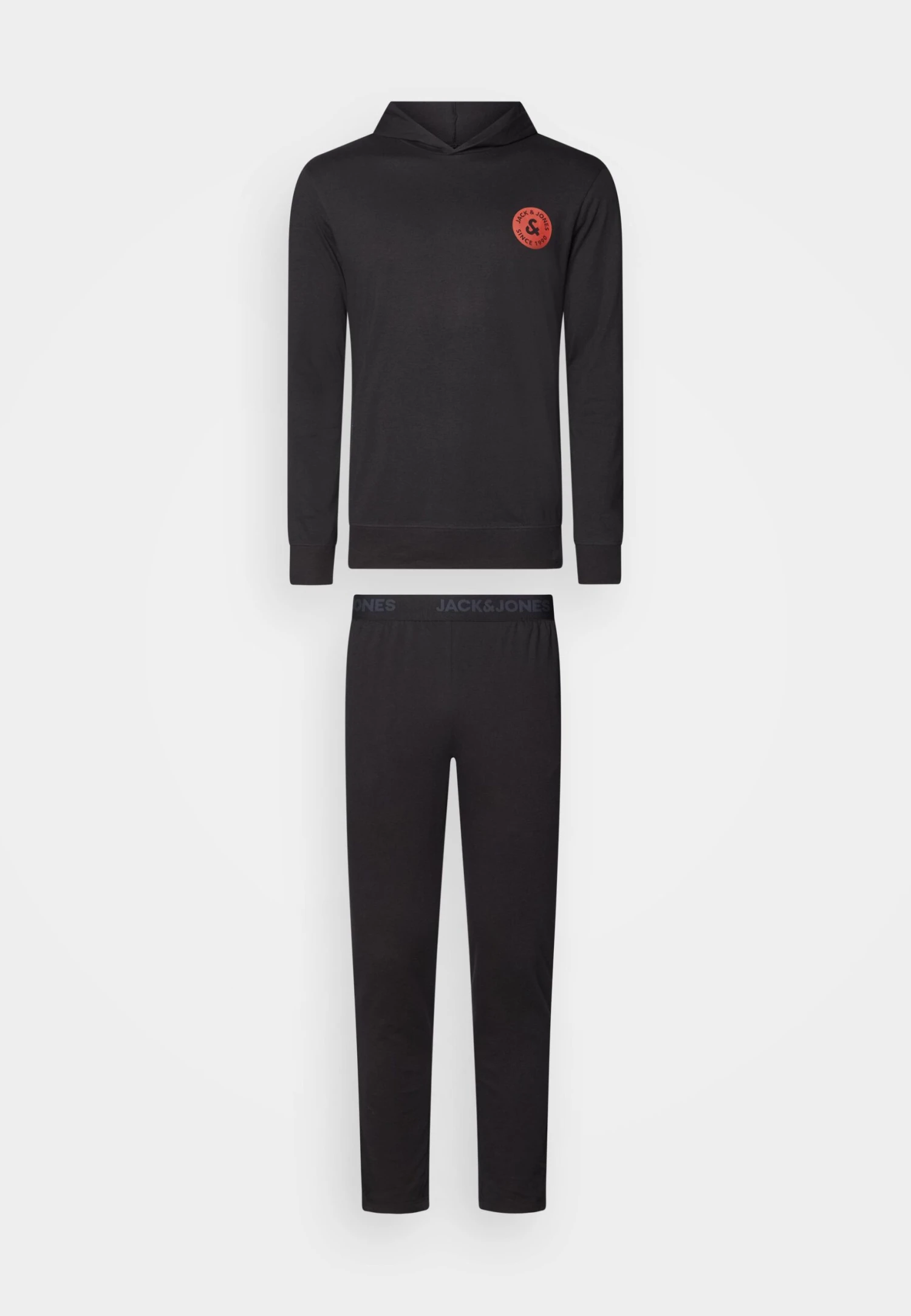 Jack & Jones Jacaaron Hood And Pants Set - Pyjama - Black 1 Jack & Jones Jacaaron Hood And Pants Set - Pyjama - Black