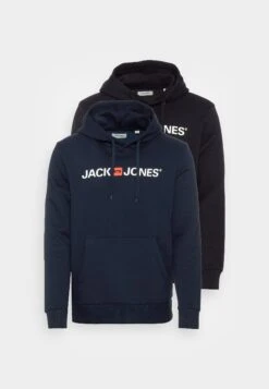 Jack & Jones Jjecorp Old Logo Hood 2 Pack - Hoodie - Black/Navy Blazer -Jack & Jones Verkoopwinkel b02dbf8bb85b45959d44d958490c01a2