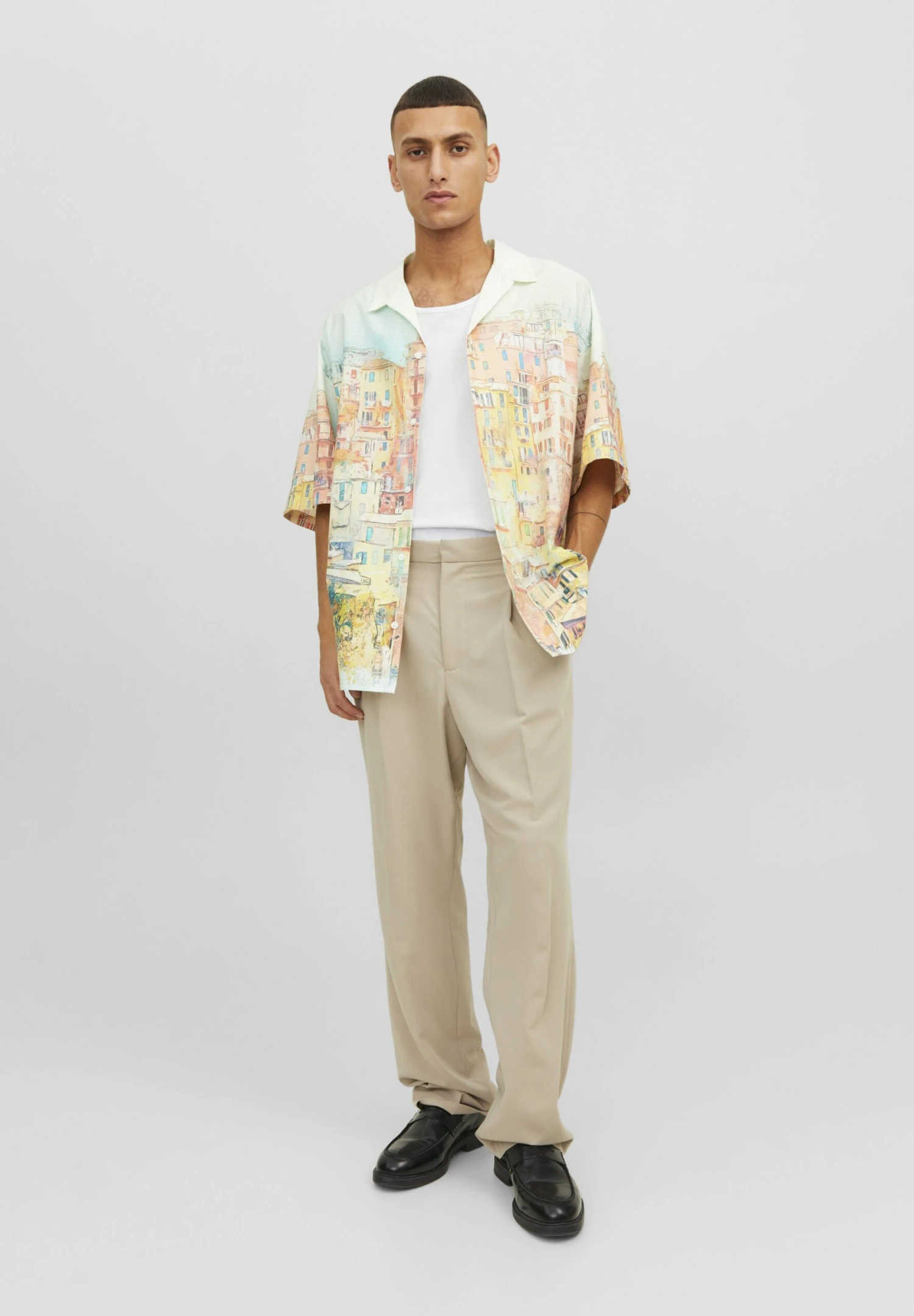 Jack & Jones Jorsorrento Resort Ka- Overhemd - White 2 Jack & Jones Jorsorrento Resort Ka- Overhemd - White - Afbeelding 2