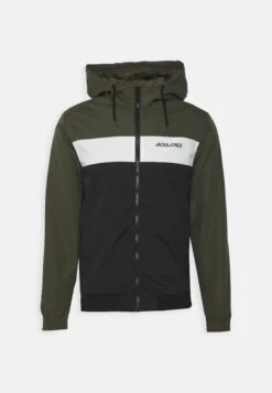 Jack & Jones Jjerush Blocking Hood - Lichte Jas - Forest Night