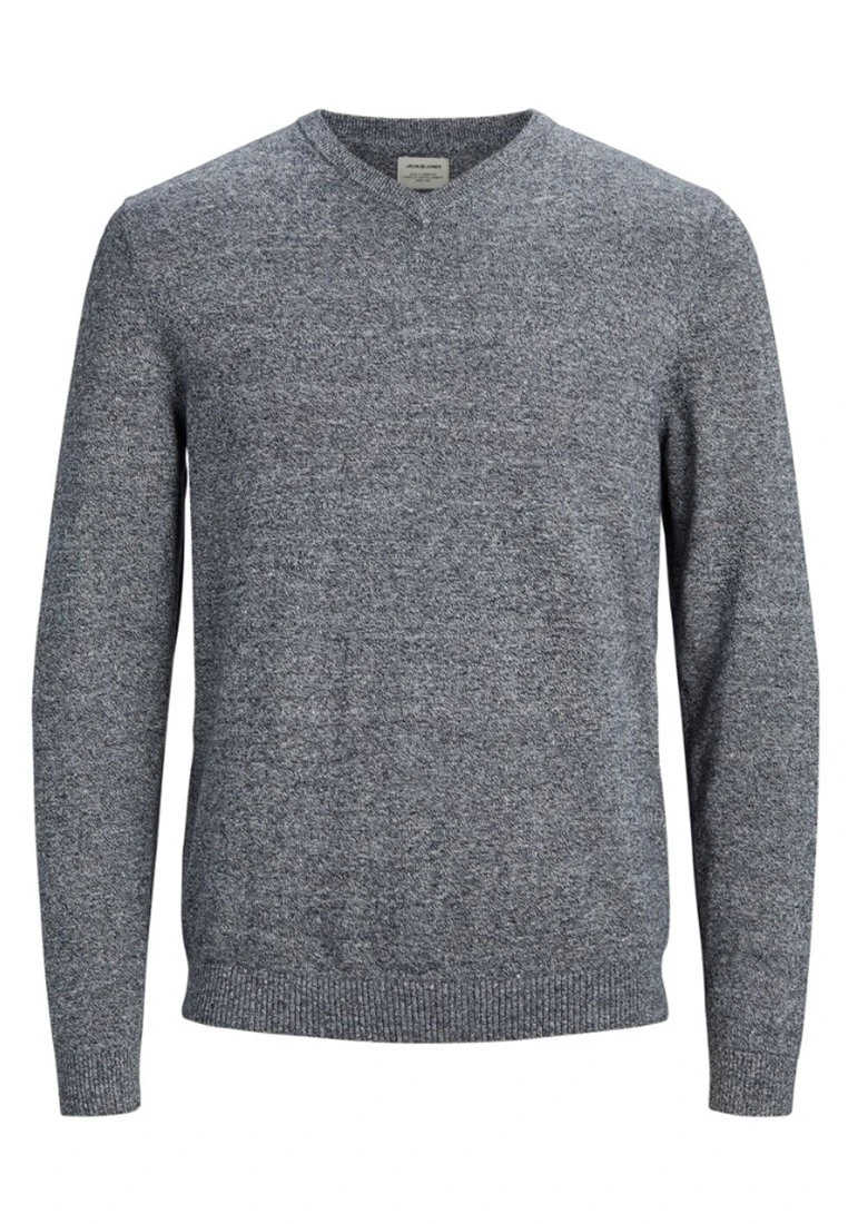 Jack & Jones Jjebasic- Trui - Grey 7 Jack & Jones Jjebasic- Trui - Grey - Afbeelding 7