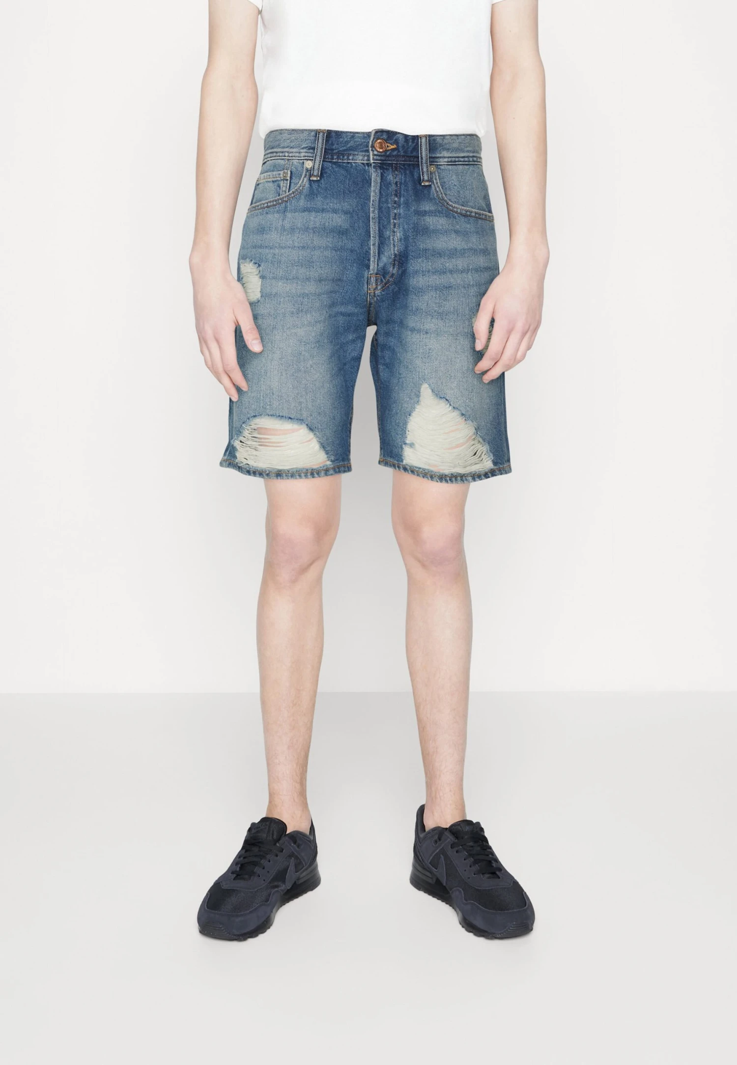 Jack & Jones Jjichris Jjoriginal - Jeansshort - Blue Denim 1 Jack & Jones Jjichris Jjoriginal - Jeansshort - Blue Denim