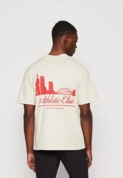 Jack & Jones Jorteam Graphic Tee Crew Neck Unisex - T-Shirt Print - Moonbeam