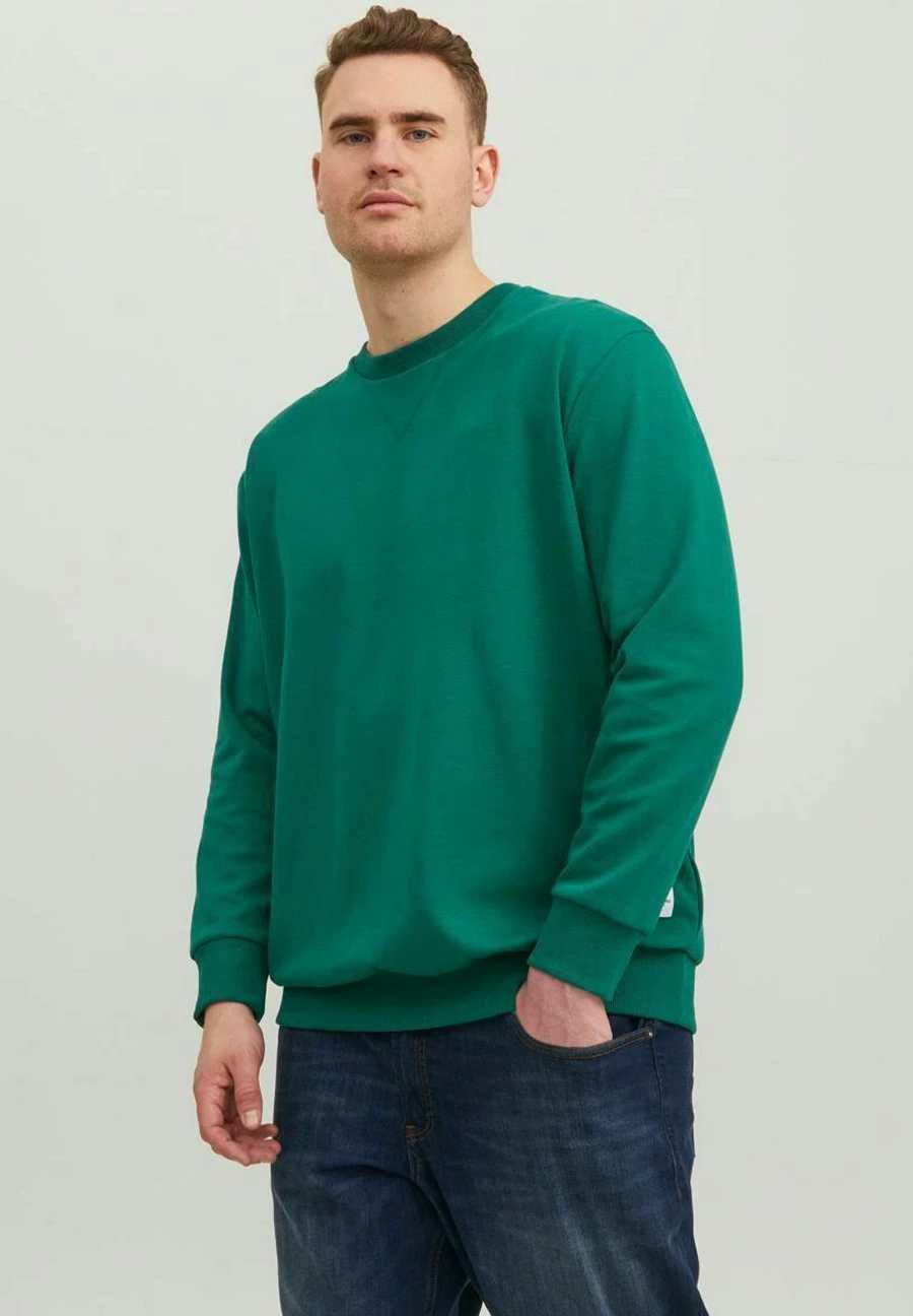Jack & Jones Jjebasic Crew NeckNoos Ps - Sweater - Storm 1 Jack & Jones Jjebasic Crew NeckNoos Ps - Sweater - Storm