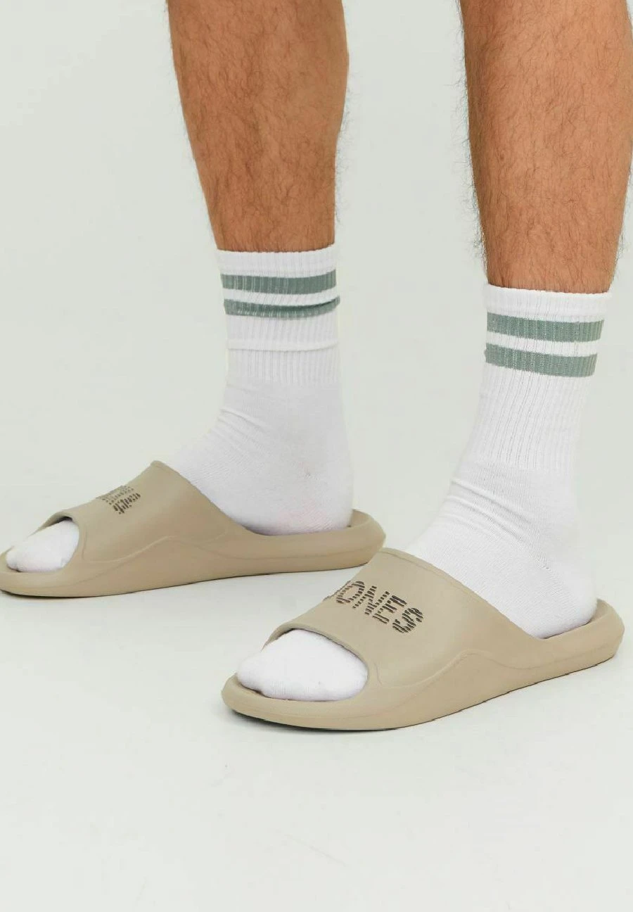 Jack & Jones Jfwgarrix Moulded Slider - Badslippers - Plaza Taupe 1 Jack & Jones Jfwgarrix Moulded Slider - Badslippers - Plaza Taupe
