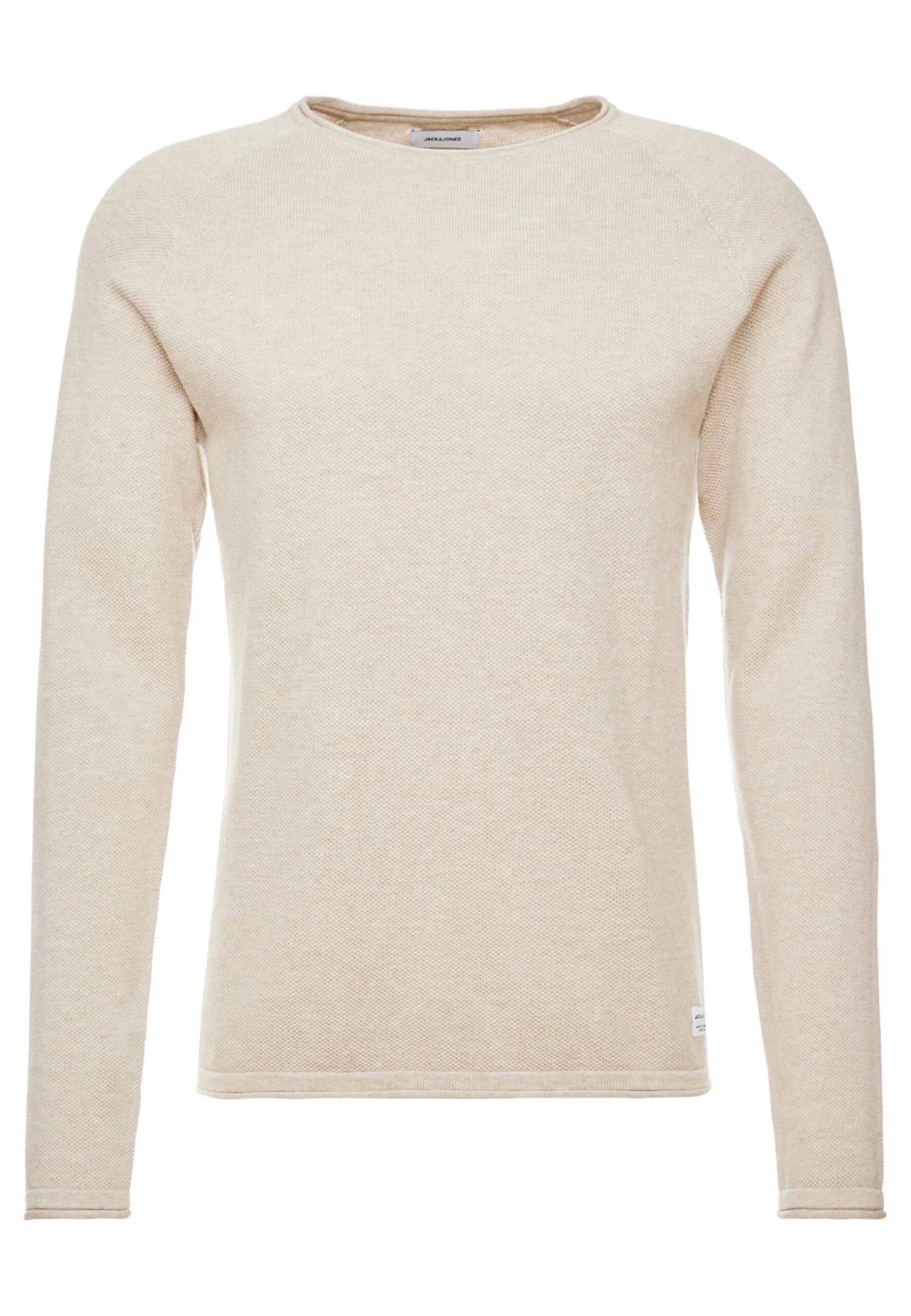 Jack & Jones JjehillCrew Neck Noos - Trui - Oatmeal Melange 4 Jack & Jones JjehillCrew Neck Noos - Trui - Oatmeal Melange - Afbeelding 4