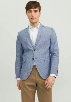 JACK&JONES Premium Jprriviera Slim Fit- Blazer - Chambray Blue