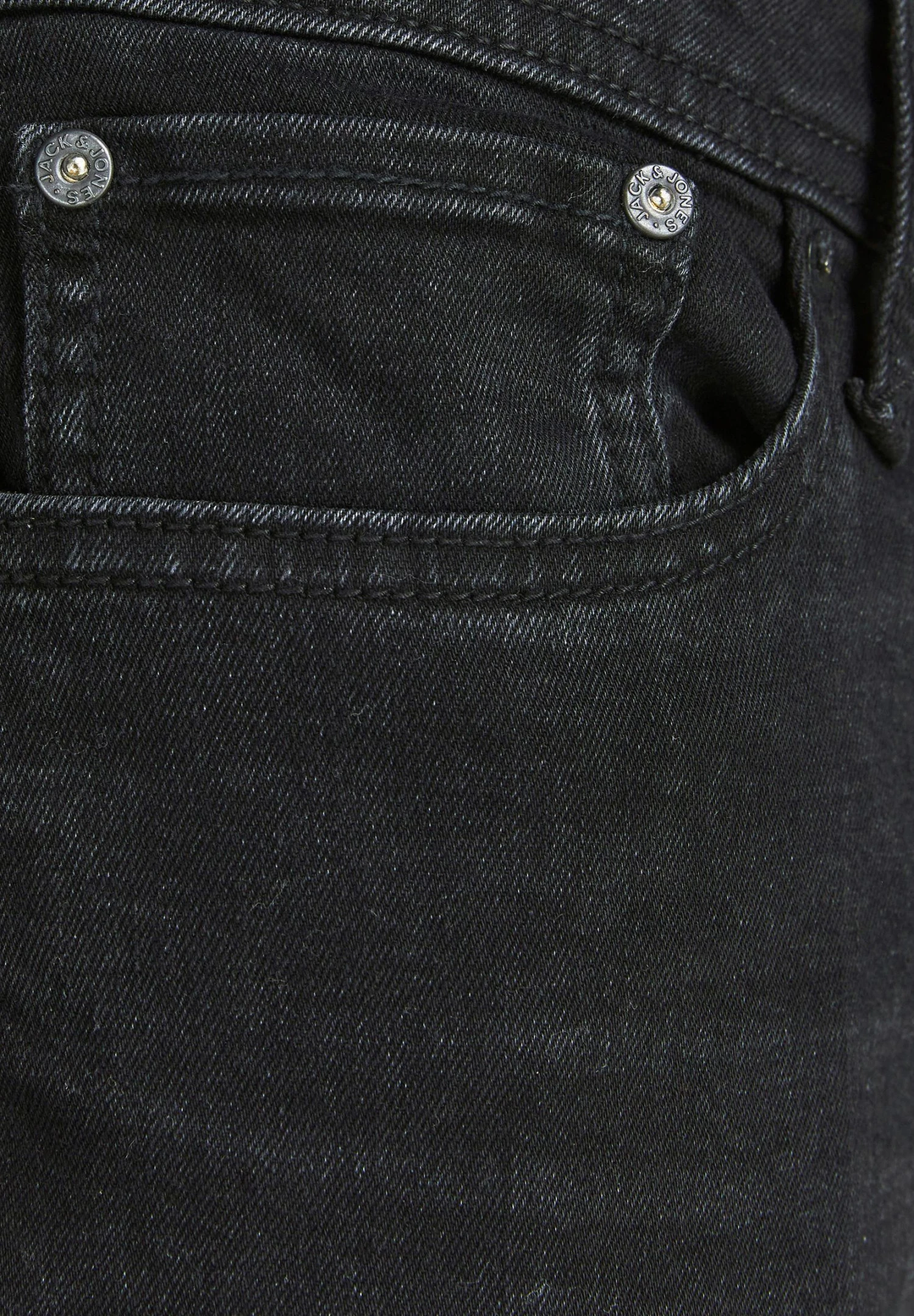 Jack & Jones Jjiglenn Jjoriginal - Slim Fit Jeans - Black Denim 6 Jack & Jones Jjiglenn Jjoriginal - Slim Fit Jeans - Black Denim - Afbeelding 6