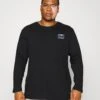Jack & Jones Jcospace Logo Tee Crew Neck - Longsleeve - Black