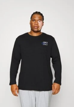 Jack & Jones Jcospace Logo Tee Crew Neck - Longsleeve - Black