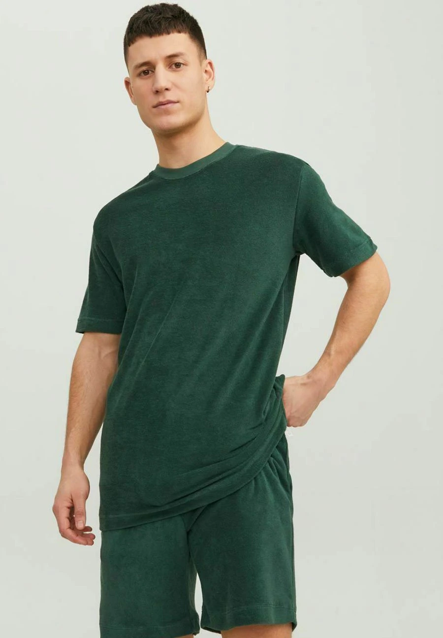 Jack & Jones Basic - T-Shirt Basic - Trekking Green 1 Jack & Jones Basic - T-Shirt Basic - Trekking Green