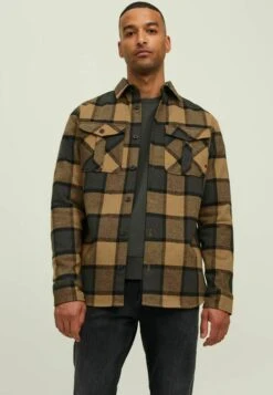 Jack & Jones Overshirt Karomuster- Overhemd - Otter