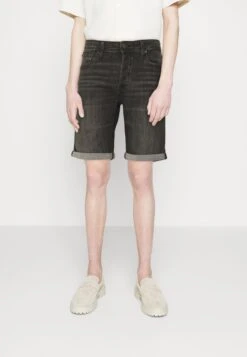 Jack & Jones Jjirick Jjoriginal - Jeansshort - Black Denim