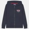 Jack & Jones Junior Jjandy Zip Hood Jnr - Sweater Met Rits - Navy Blazer