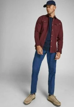 Jack & Jones Jjesheridan L S Noos - Overhemd - Port Royale -Jack & Jones Verkoopwinkel bbb1570987f240418d5dd2dd12661246