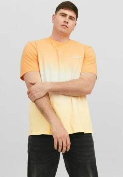 Jack & Jones Plus Size Crew Neck - T-Shirt Print - Pumpkin