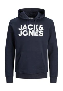 Jack & Jones Ecorp Logo Noos - Hoodie - Navy