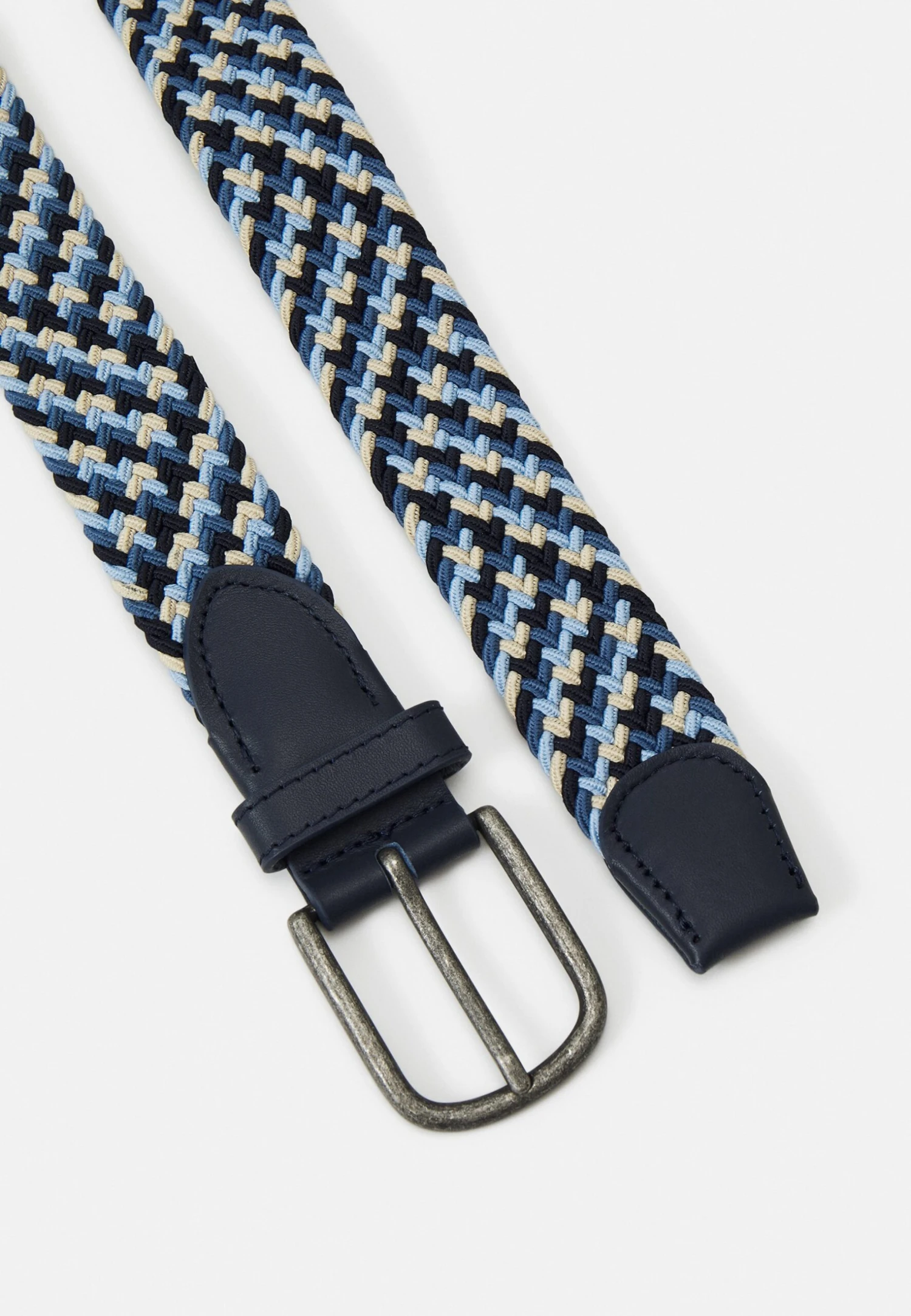 Jack & Jones Jacfall Belt Unisex - Gevlochten Riem - Blue 2 Jack & Jones Jacfall Belt Unisex - Gevlochten Riem - Blue - Afbeelding 2