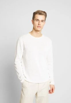 JACK&JONES Premium Jprblalinen- Trui - Blanc De Blanc