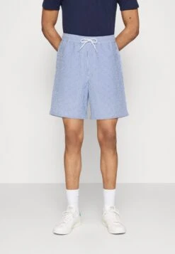 Jack & Jones Jorcaleb Seersucker- Shorts - Blue
