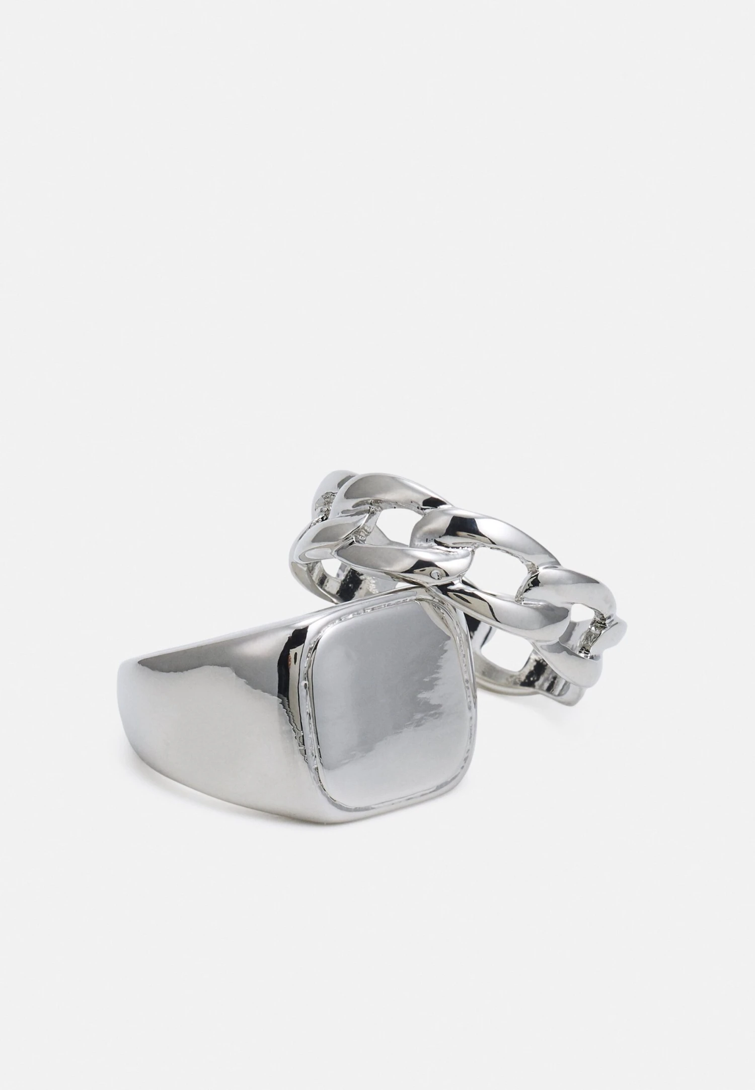 Jack & Jones Jacmix 3 Pack Unisex - Ring - Silver-Coloured 3 Jack & Jones Jacmix 3 Pack Unisex - Ring - Silver-Coloured - Afbeelding 3
