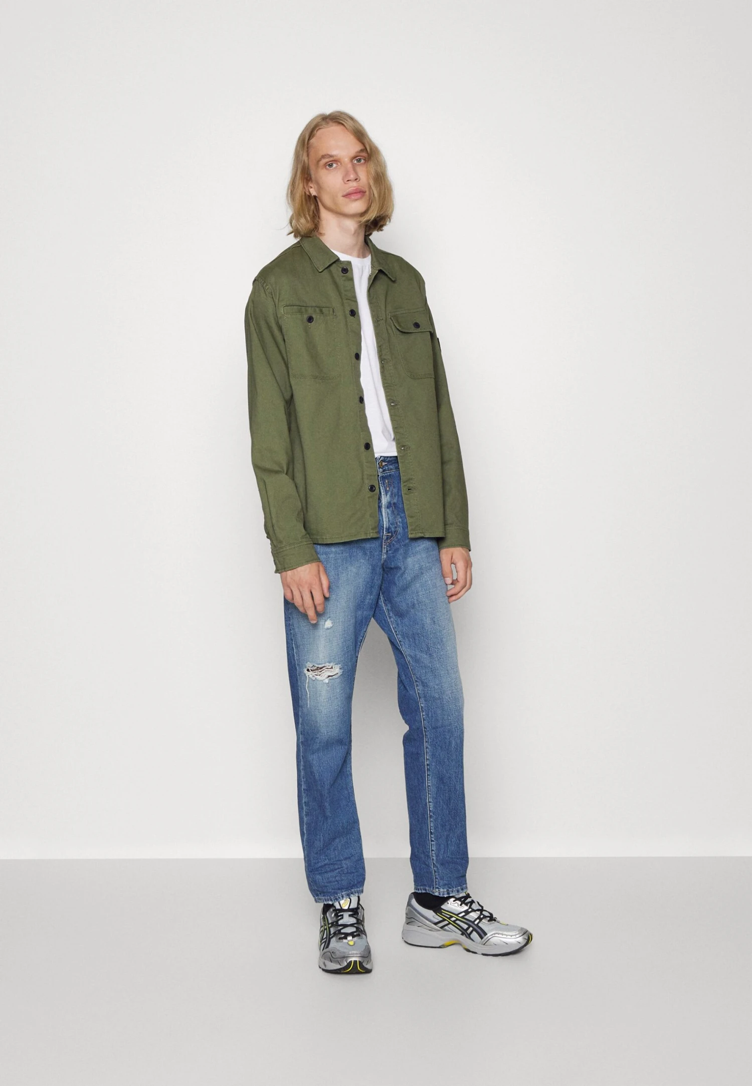 Jack & Jones Jcoben Classic Overshirt- Overhemd - Four Leaf Clover 2 Jack & Jones Jcoben Classic Overshirt- Overhemd - Four Leaf Clover - Afbeelding 2