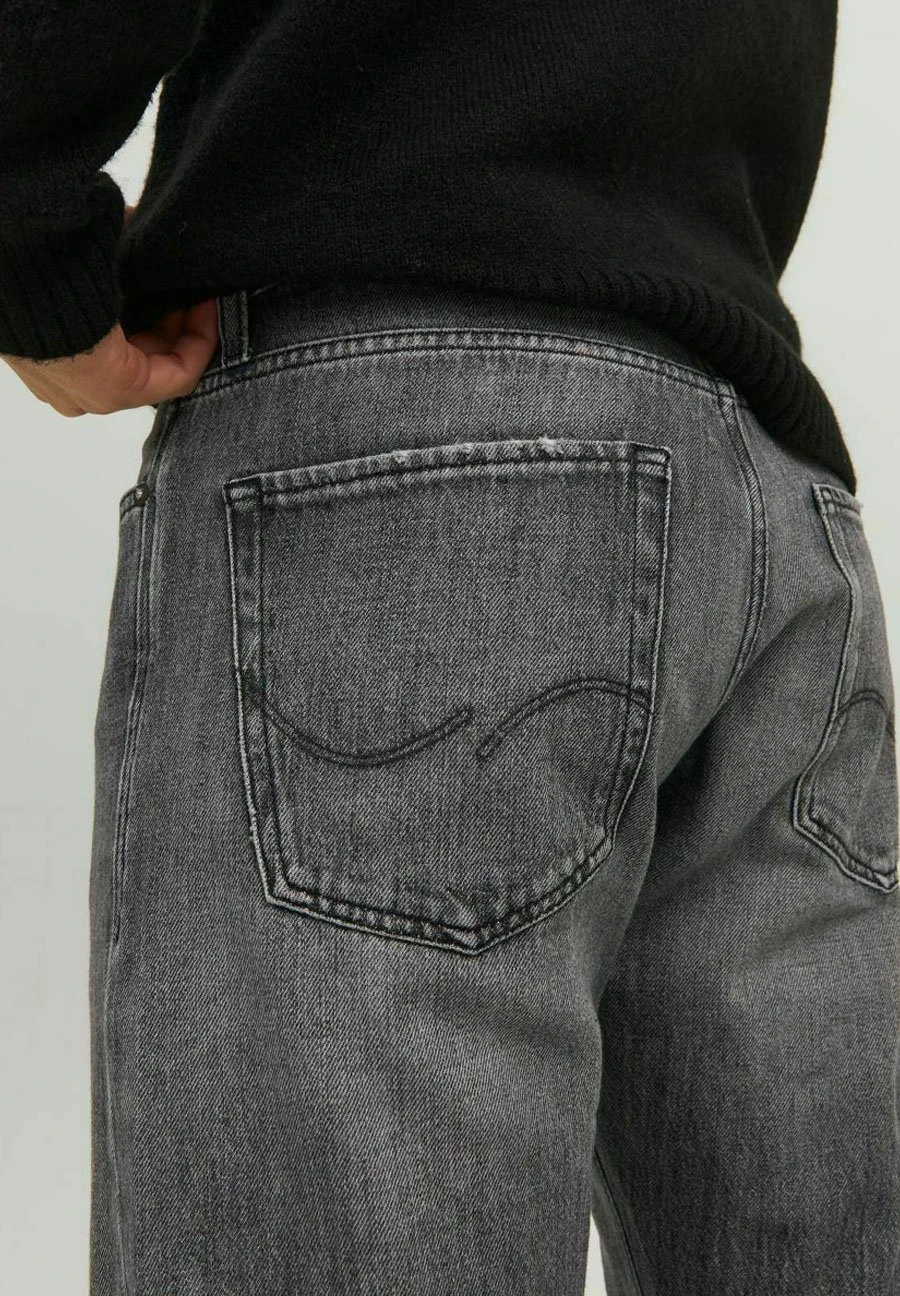 Jack & Jones Chris Original Jos 648 - Straight Leg Jeans - Black Denim 5 Jack & Jones Chris Original Jos 648 - Straight Leg Jeans - Black Denim - Afbeelding 5