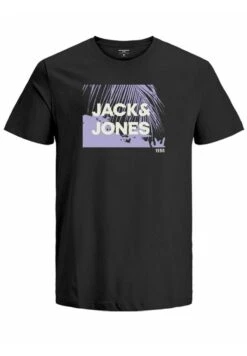Jack & Jones Junior Crew Neck - T-Shirt Print - Black