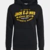 Jack & Jones Jjelogo Hood - Hoodie - Black