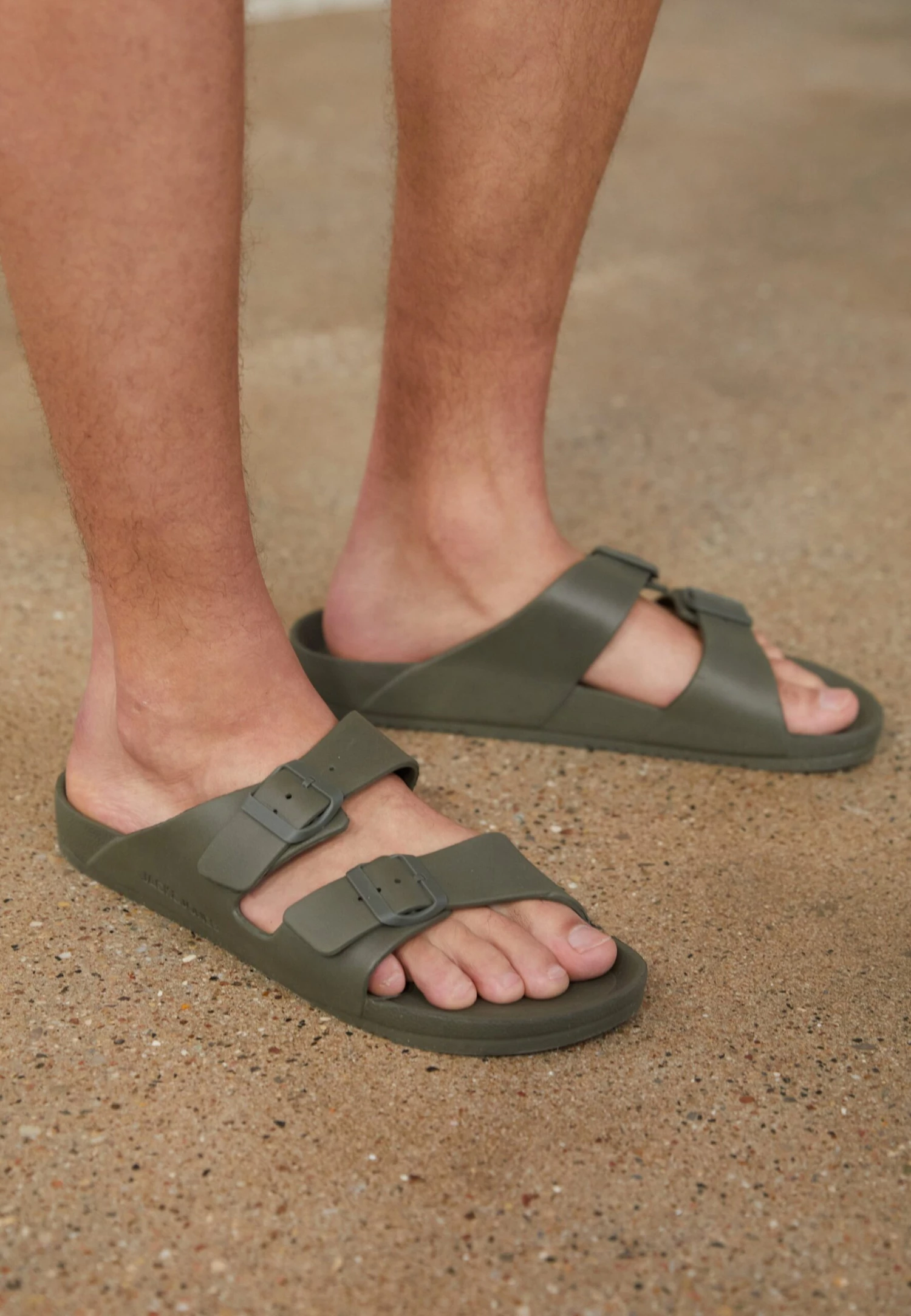 Jack & Jones Jfwcroxton Moulded - Muiltjes - Olive Night 2 Jack & Jones Jfwcroxton Moulded - Muiltjes - Olive Night - Afbeelding 2