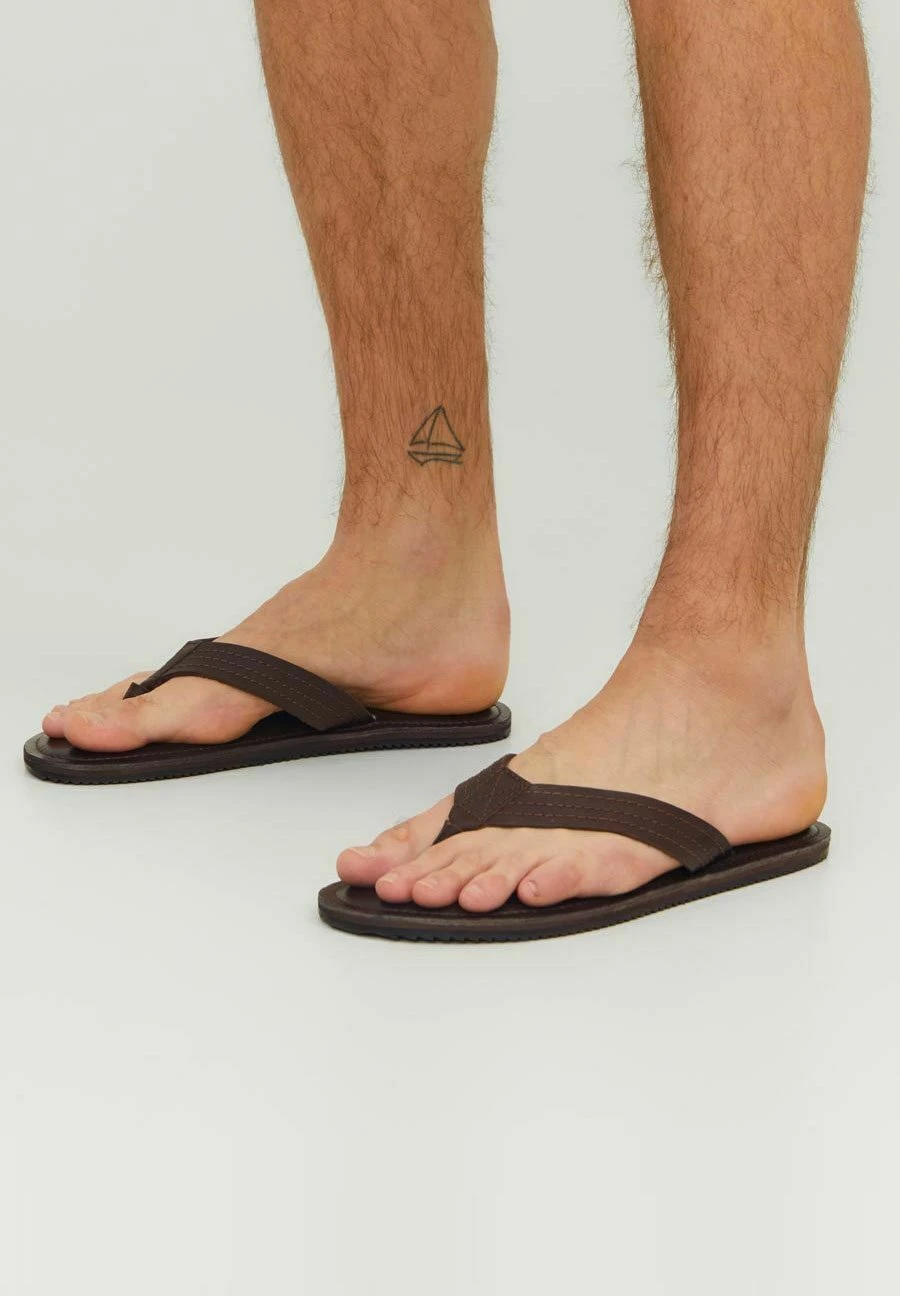 Jack & Jones Teensandalen - Brown Stone 1 Jack & Jones Teensandalen - Brown Stone