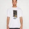 Jack & Jones Jorafterlife Tee Ss Crew Neck Sn - T-Shirt Print - Bright White