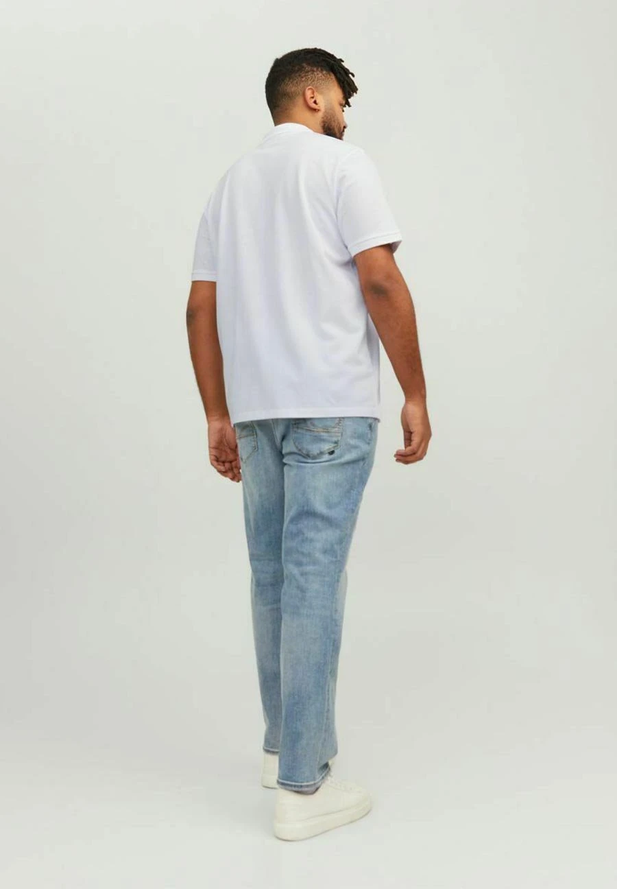 Jack & Jones Reissverschluss - Poloshirt - Bright White 3 Jack & Jones Reissverschluss - Poloshirt - Bright White - Afbeelding 3