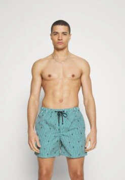 Jack & Jones Jpstfiji Jjswim Mini Stripe - Zwemshorts - Deep Lake