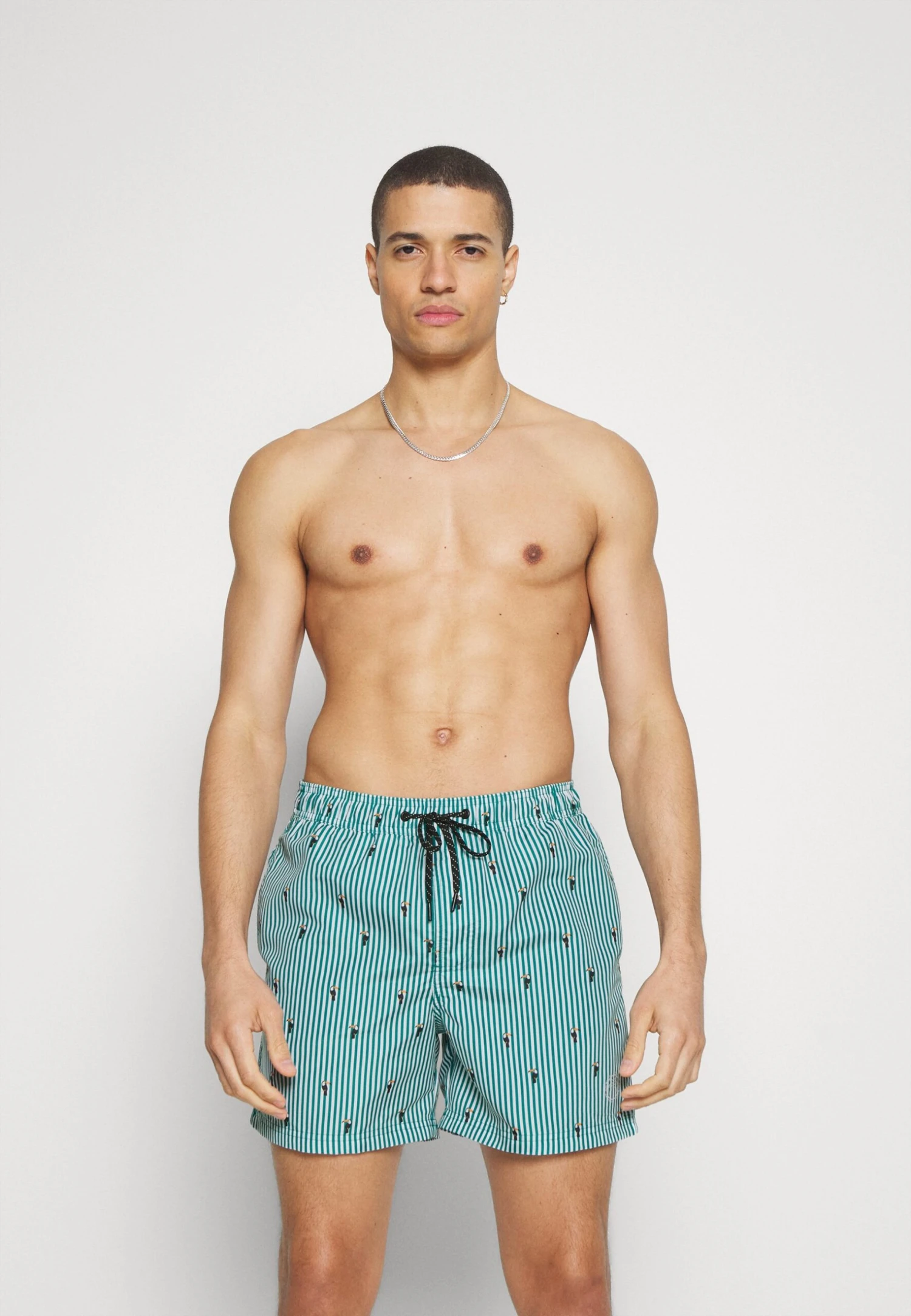 Jack & Jones Jpstfiji Jjswim Mini Stripe - Zwemshorts - Deep Lake 1 Jack & Jones Jpstfiji Jjswim Mini Stripe - Zwemshorts - Deep Lake